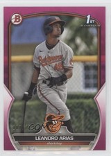 2023 Bowman Prospects Fuchsia 207/299 Leandro Arias #BP-84 0yd6