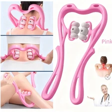 Neck Massager Back and Leg Massager Roller Trigger Point Therapy Pain Relief US