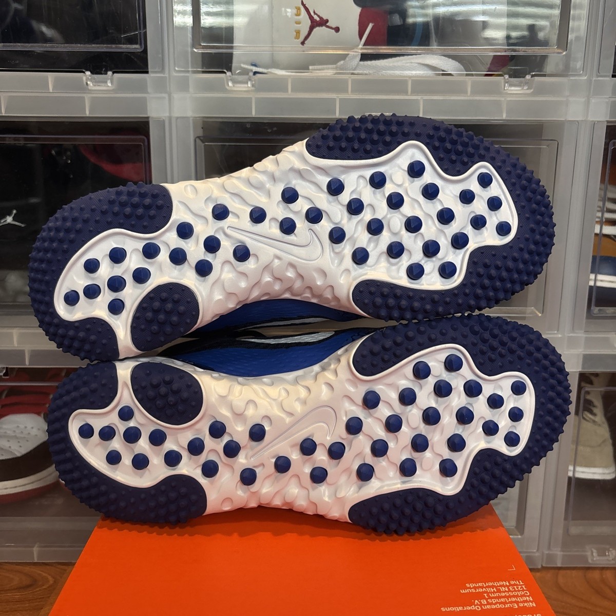 Nike Alpha Huarache Elite 4 Turf Navy DX6964-414 Baseball Turf