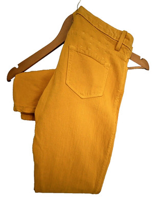 Ksubi Tsubi Jeans Waist 30  Flame Orange super skinny zip bottom logo pants