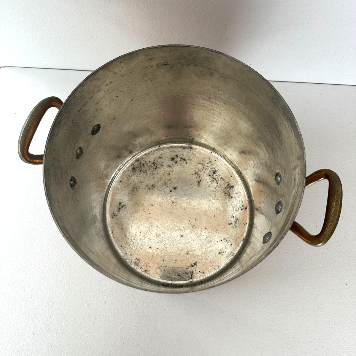 Pot De Stock Ancien 12D – Cuivre Français – Neuf De Stock