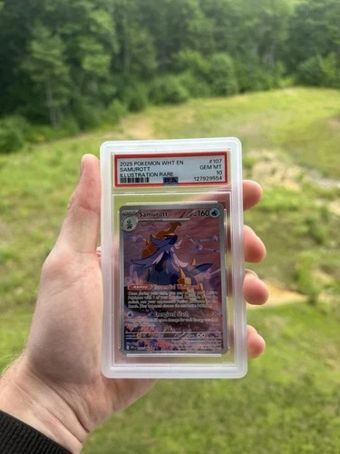 2025 Pokemon White Flare Samurott IR 107/086 PSA 10 Gem Mint Pop 166