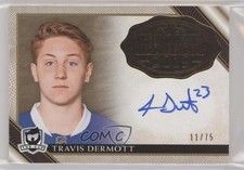 2018-19 The Cup Rookie Class of 2019 Gold Foil 11/75 Travis Dermott Auto 0c3