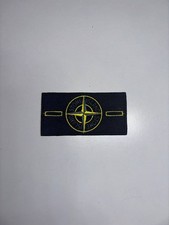 STONE ISLAND Badge 1 Buttons Black Logo Patch Compass