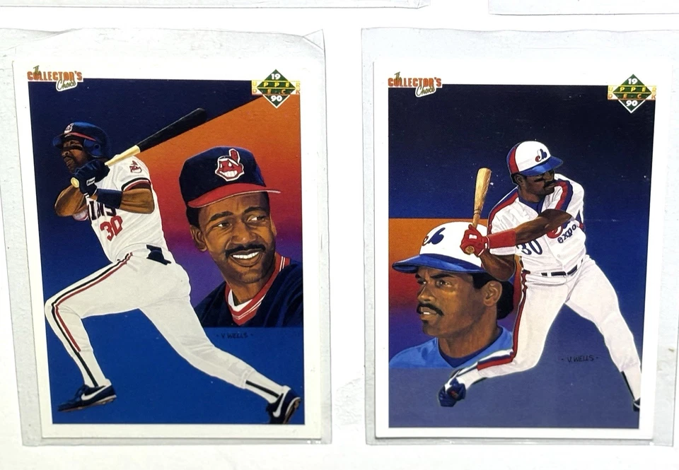 1990-93 Upper Deck - Yankees Medias Rojas Medias Blancas Equipos Lista de Verificación de Errores Lote de 7 Cartas Foto 2 de 4