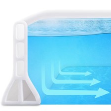 3" High Shower Threshold Water Dam 67" Long Collapsible Splash...