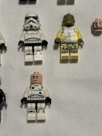 Star Wars LEGO Minifigures and accessories Lot Boba Fett-Obi-Wan-Capt Rex Helmet
