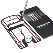 3mm Ultra-Thin Golf Putting Mirror with Golf Tees, Anti-Scratch Acrylic Putti...