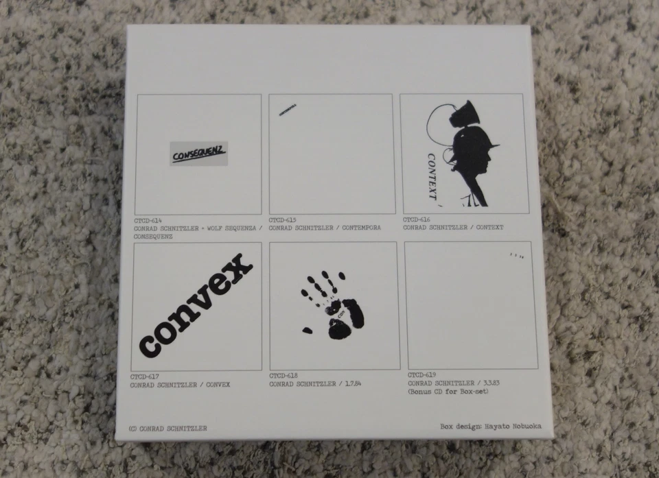 Conrad Schnitzler Mini LP CD Promo Box Set (5 Titles) Japan Authentic Mint New Foto 4 de 4