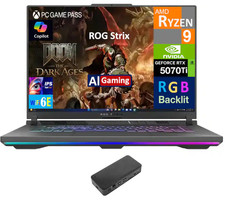 ASUS - ROG Strix G16 Laptop 16.0 WUXGA (AMD Ryzen 9 8940HX, 32GB DDR5, 2TB PCIe