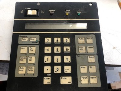 CAL-COMP PLOTTER CONTROL LOGIC BOARD P21346-502 PWB 512-100-EMOTOROLA MC6809GDS