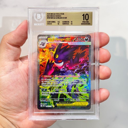 Mega Gengar ex – BGS 10 Pristine – 2026 Pokémon Ascended Heroes #284