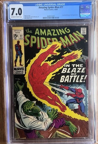 Amazing Spider-Man # 77 CGC 7.0 1969 Marvel Stan Lee! John Romita Sr!