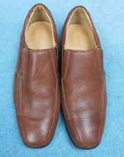 Men?s ~ Pavers Flex-Light Shoes ~ Genuine Tan Leather ~ UK 43/9