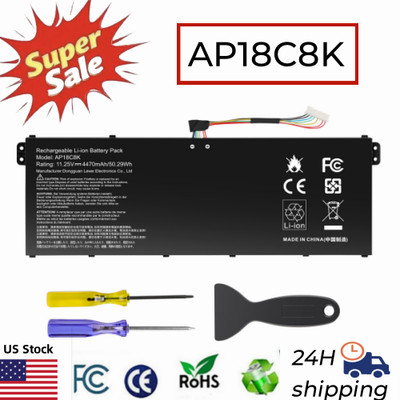  AP18C8K BATTERY FOR ACER CHROMEBOOK SPIN CP713-2W 5 SLIM A515-43 A515-54 NEW！