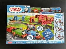 Thomas  Friends Talking Thomas  Percy Engines with Track, Sounds  Phrases Set