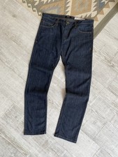 Versace Jeans Mens Cotton Blue Regular Straight Indigo Denim Jeans Size 34