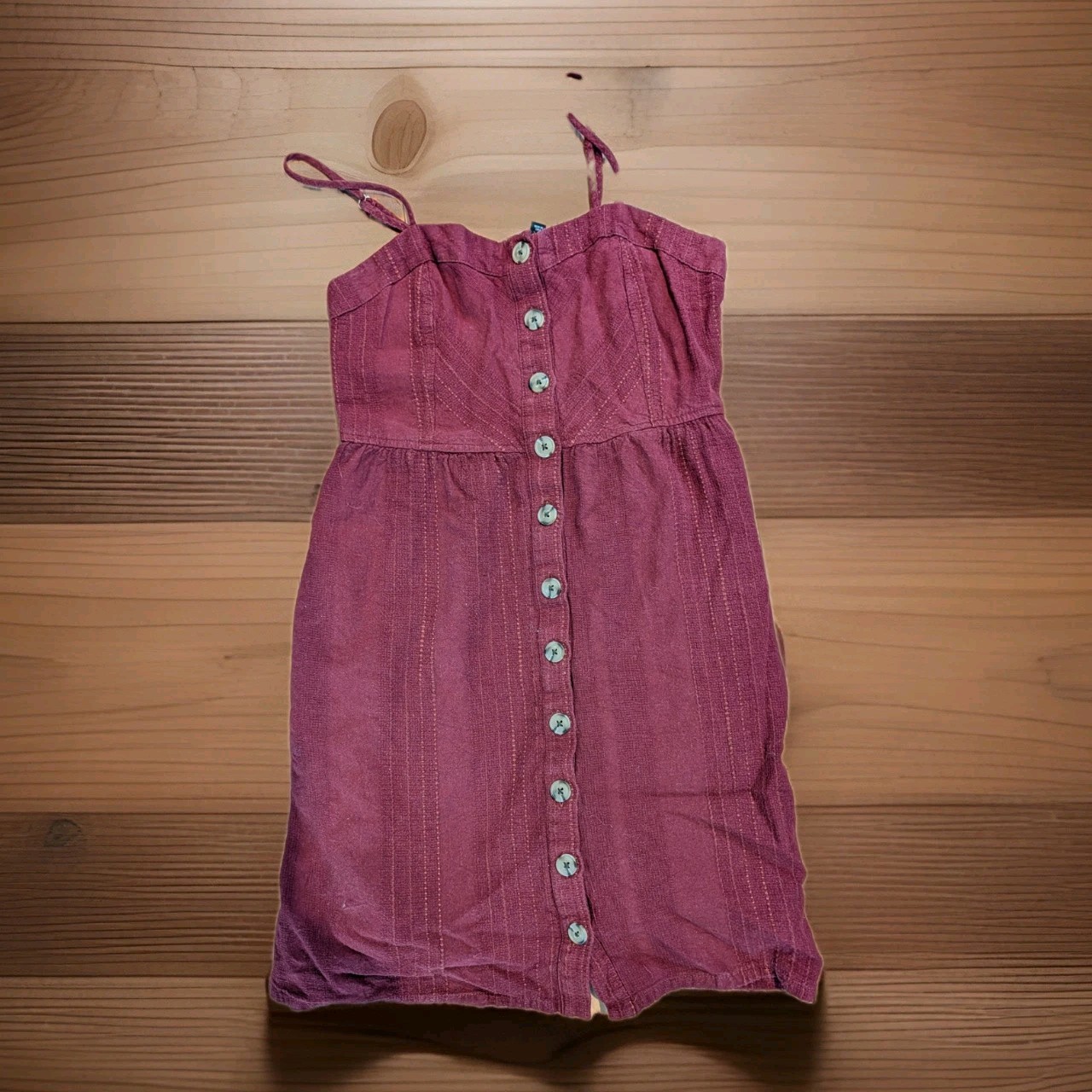 Universal Thread Maroon Button Front Pockets Spag… - image 1