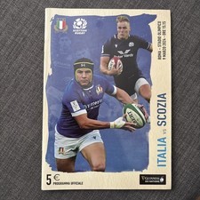 2024 - Italy v Scotland Guinness Six Nations 9/3/24 Official Stadium Programme