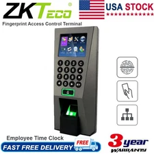 ZKTeco F18 Biometric Fingerprint Access Control Systems Business Time Clock