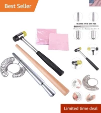 All-in-One Jewelry Crafting Kit: Metal Mandrel, Sizer and Polishing Cloths