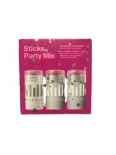 Milk Makeup Lip + Cheek Cream Blush Sticks Party Mix Gift Set 3pc Vegan