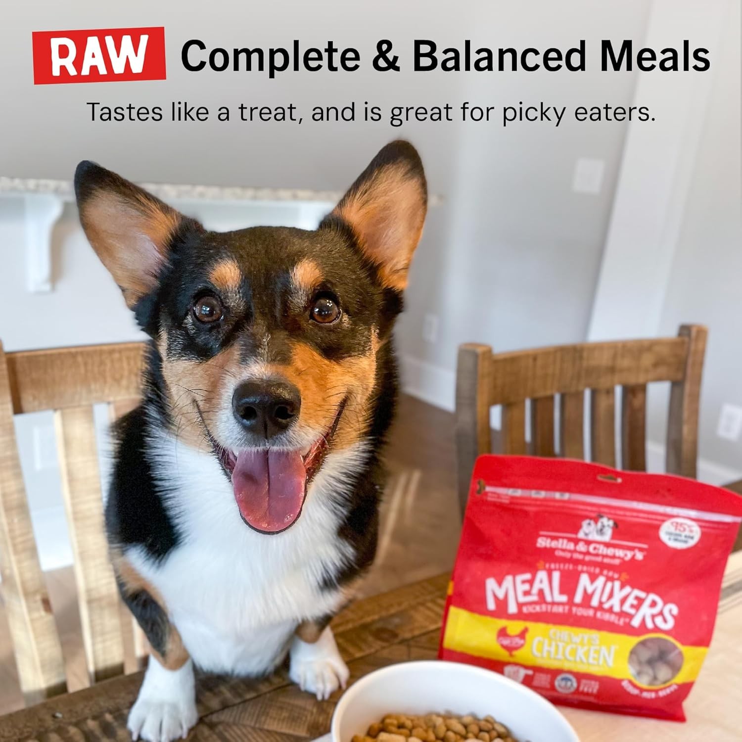 Stella & Chewy's Freeze Dried Raw Chewy&rsquo;s Chicken Meal Mixers &ndash; Dog Food Topper