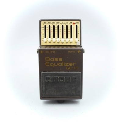 BOSS GE-7B Bass Equalizer Made in Taiwan Black Label ACA Guitar Effect Pedal