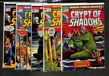 Crypt of Shadows #5, 6, 8, 15 & 20 Lot X5 Classic Deep My Grave Cvr (BH) 18