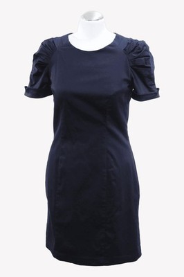 French Connection Damen Kleid Gr. 36 (UK 10) Blau Shiftkleid Shirtkleid Dress
