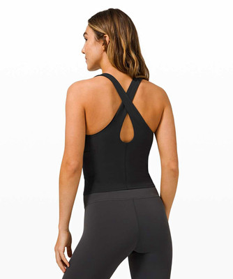 lululemon key to balance tank top with built in bra size 8