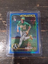 2024 Topps Series 1 Zack Gelof #166 Blue Holofoil /999 (RC)💥💥💥