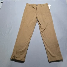 Frank And Oak Colin Tapered Fit Men's Khaki Chinos Size 31x28