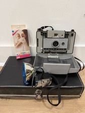 Vintage Polaroid Land Camera Kit With Case Flash Bulbs And Flash WORKS