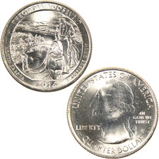 2016-D **THEODORE ROOSEVELT** NPT Quarter. Lightly Circulated Clad 25c Coin