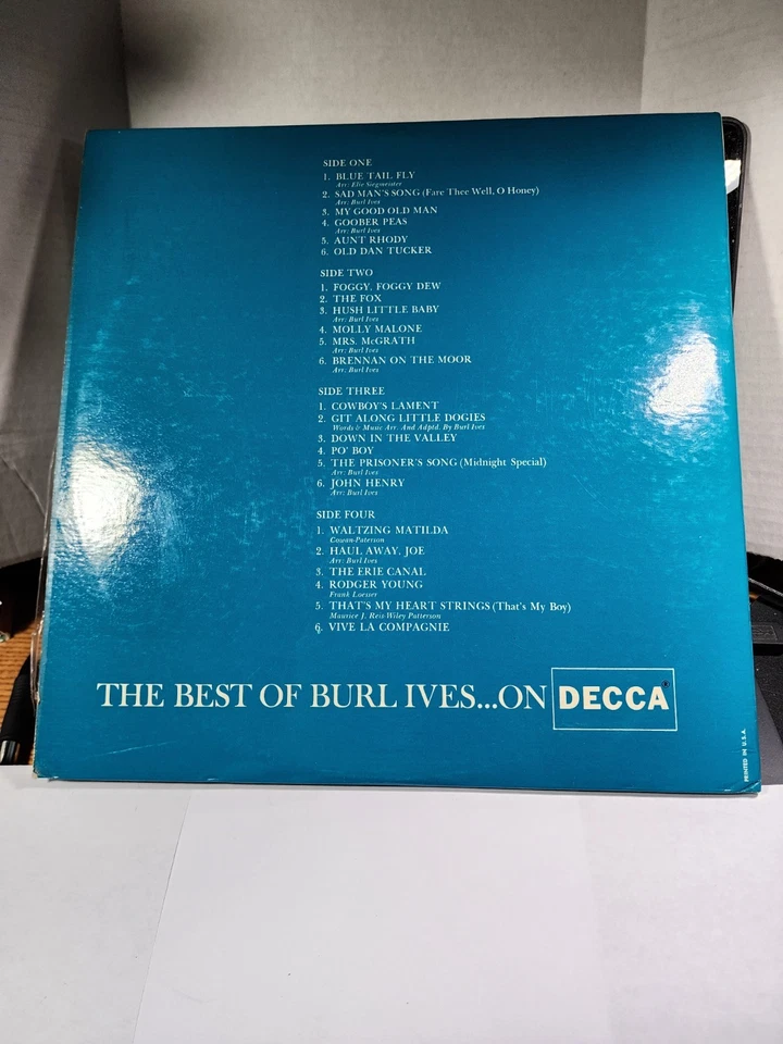 BURL IVES THE BEST OF (VG+) DXB-167 LP VG+ R35 - Image 2 of 2