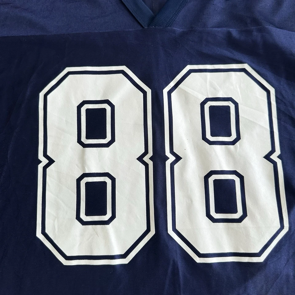 Camiseta Dallas Cowboys Des Brayant #88 Aduls XL Azul NFL Y2K Malla Imprimida Logo De Colección Foto 3 de 4
