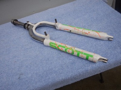 1'' Scott Unishocks Rigid Shock Fork 5'' Steerer Vintage Mountain Bike Clark Kent