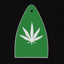 GUITAR TRUSS ROD COVER Engraved Etch Paul Reed Smith PRS USA POT LEAF 420 GREEN
