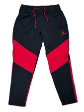 Jordan Youth Large Black Red Jumpman Joggers Sweatpants Boys Nike L