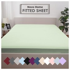 Extra Deep Fitted Sheet 35CM Ultra Soft Bed Sheets Single Double King Super King