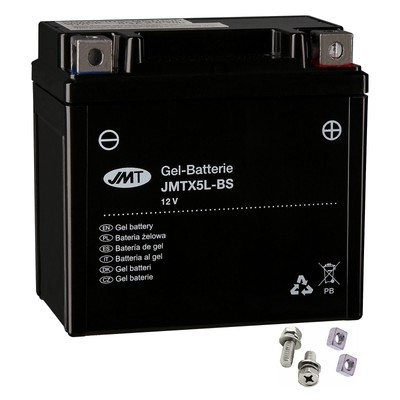 Gel-Batterie Motorrad YTX5L-BS für Adly Super Cross 50 XXL AC Baujahr 2005-2014