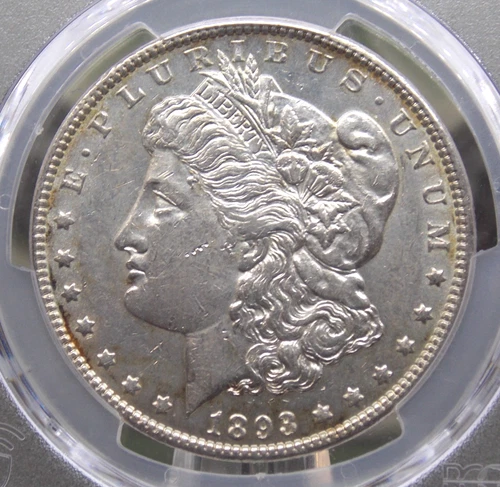1893 "P" Morgan SILVER Dollar $1 PCGS AU55 #239 About Uncirculated ECC&C, Inc.