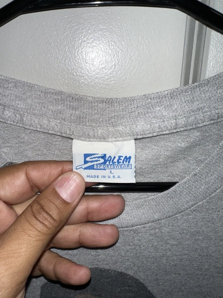 Camisa De Colección NFL Philadelphia Eagles Reggie Blanca 1992 Puntada Única Grande Foto 3 de 4