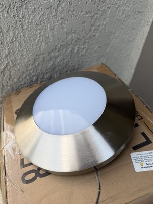 Progress Halo 7.5  Mini LED Flush Mount Brushed Nickel 3000K 90CRI Wet Rated