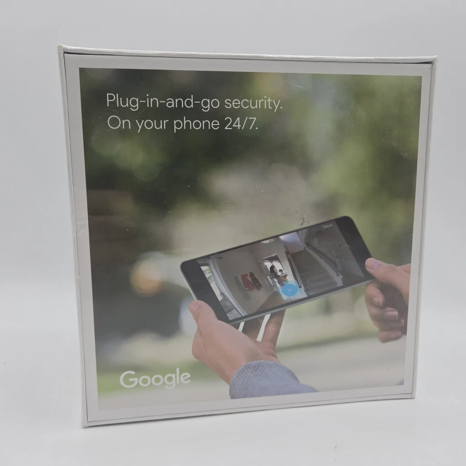 Google Nest Cam Indoor Security Plug-in Wi-Fi Camera NC1102ES A0005 New Sealed - Image 2 of 4