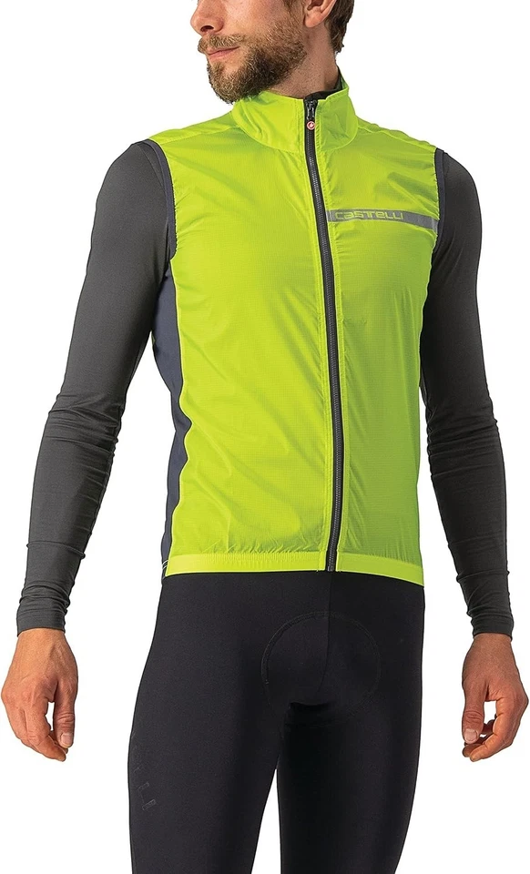 Close-to-Body Men's Cycling Vest with Stretch Panels - Perfect for Cool Weather - Image 3 of 4