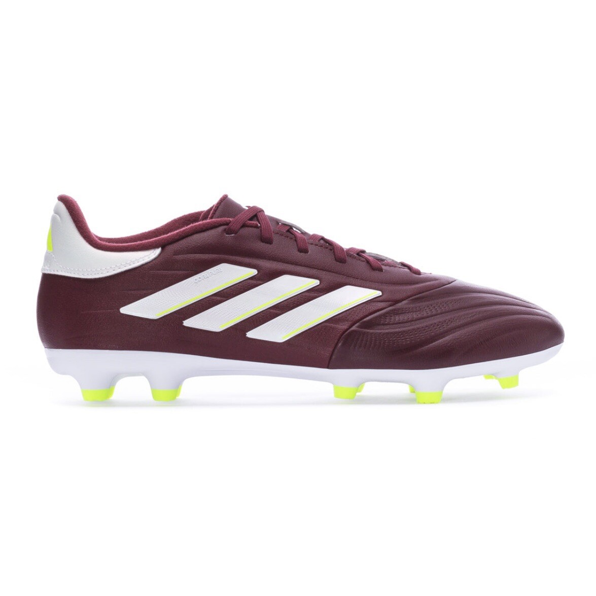 Мужские бутсы Adidas Copa Pure 2 League FG Футбольные кожаные бутсы темно-бордового цвета #491