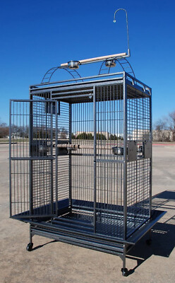 XX-LARGE 32''X23''X66''H Parrot Cage For Large Macaw Cockatoo African Grey Amazon 