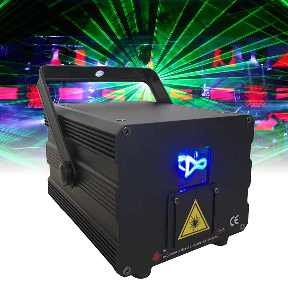 2000mW RGB Laser Bühnenlicht Laserlicht DMX DJ Show Licht Partylicht Partyshow - Bild 3 von 4